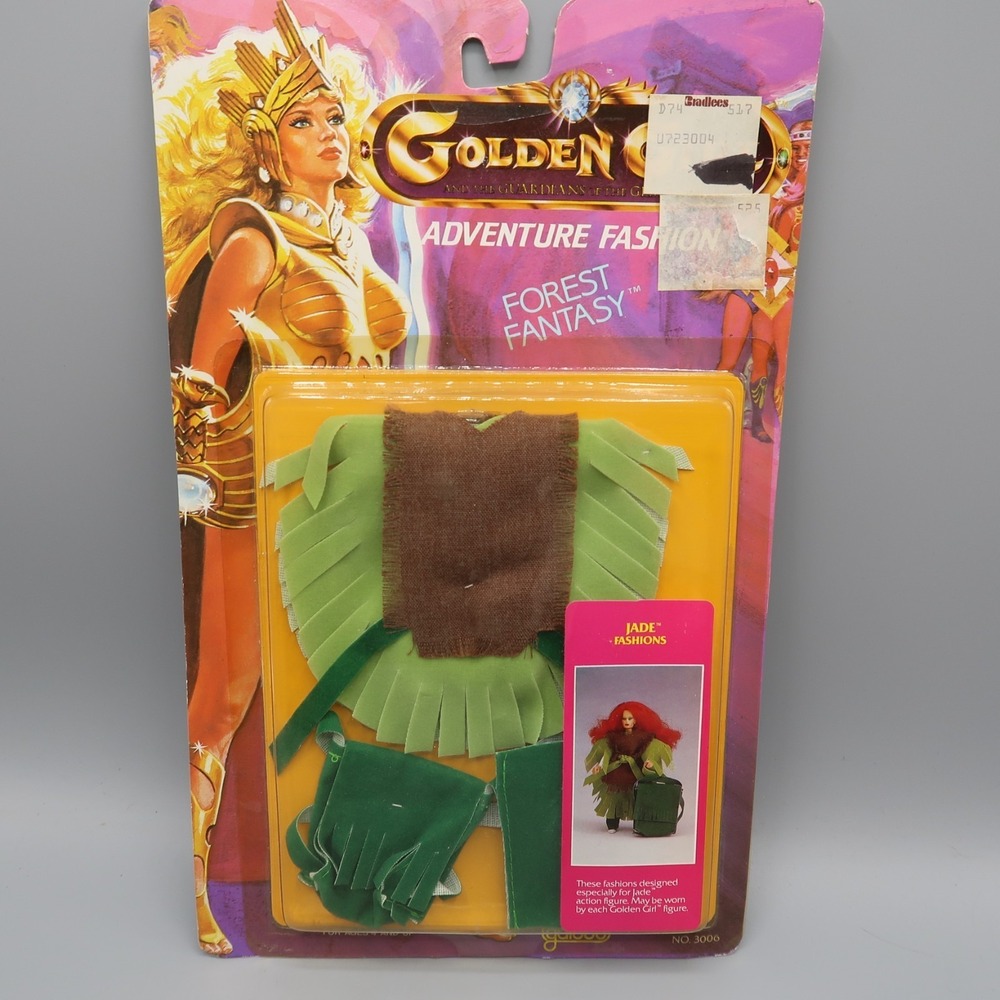 Golden Girl Jade Forest Fantasy Adventure Fashion Outfit‎ Vtg 1984 Galoob New